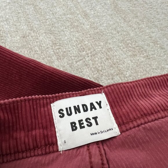 Aritzia Sunday Best Corduroy Crop Pants 0 - Picture 2 of 13